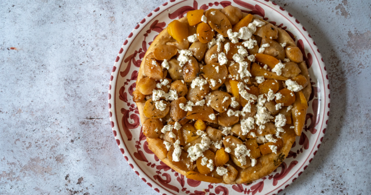 Tatin navets, carottes et chèvre