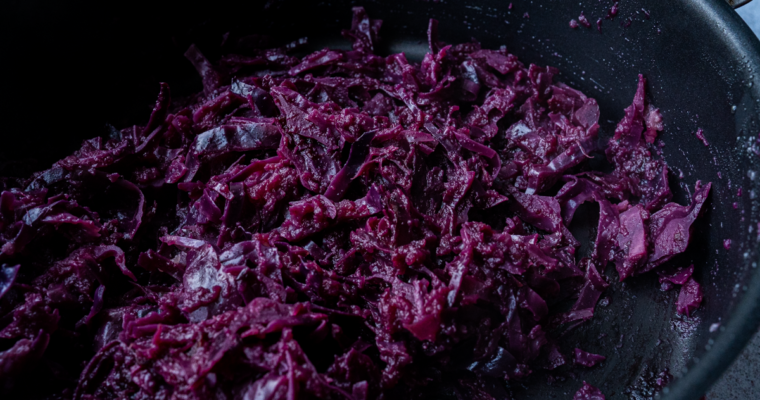 Compotée de chou rouge et pommes