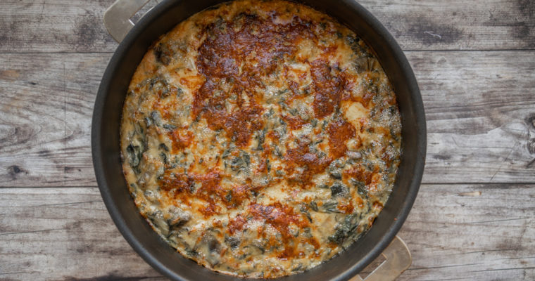 Blettes gratinées au salers