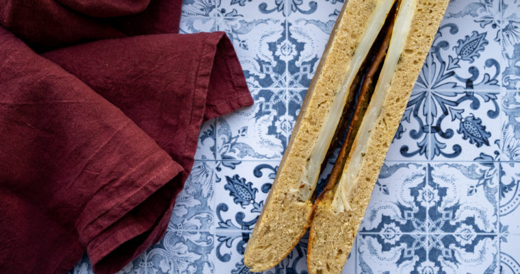 Asperges briochées à la verveine