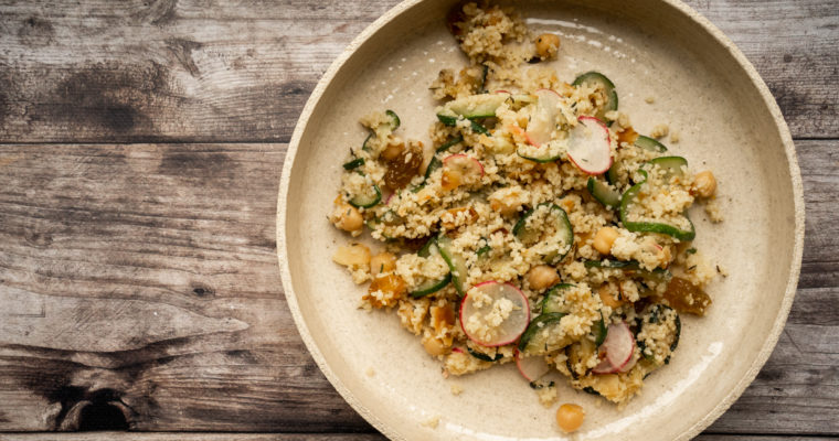 Salade autour du couscous