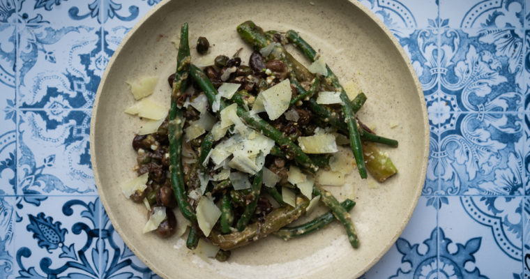 Salade de légumes verts