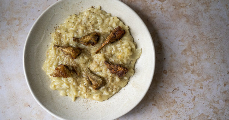 Risotto aux artichauts