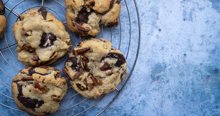 Cookies noix de pécan et chocolat noir