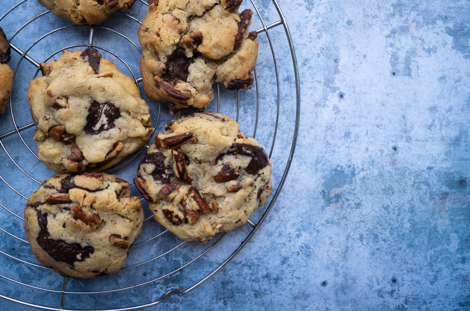 Cookies noix de pécan et chocolat noir