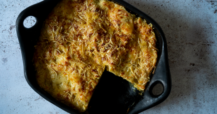 Lasagnes aux blettes et aux amandes