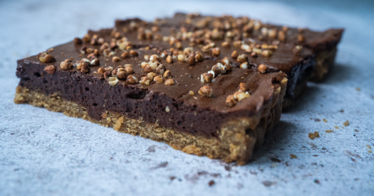Tarte chocolat, praliné et sarrasin [Esquisse]