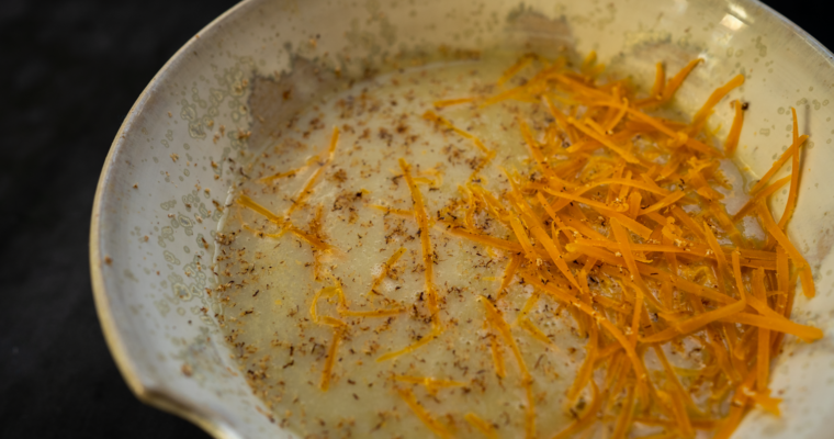Soupe d’endives à la mimolette