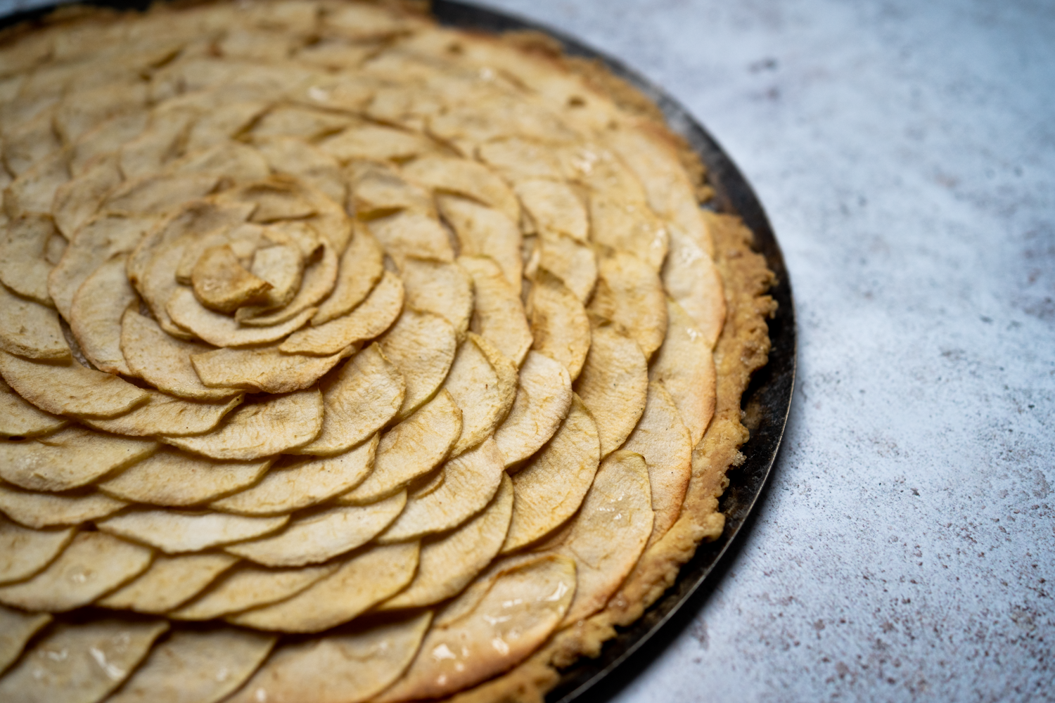 Tarte fine aux pommes