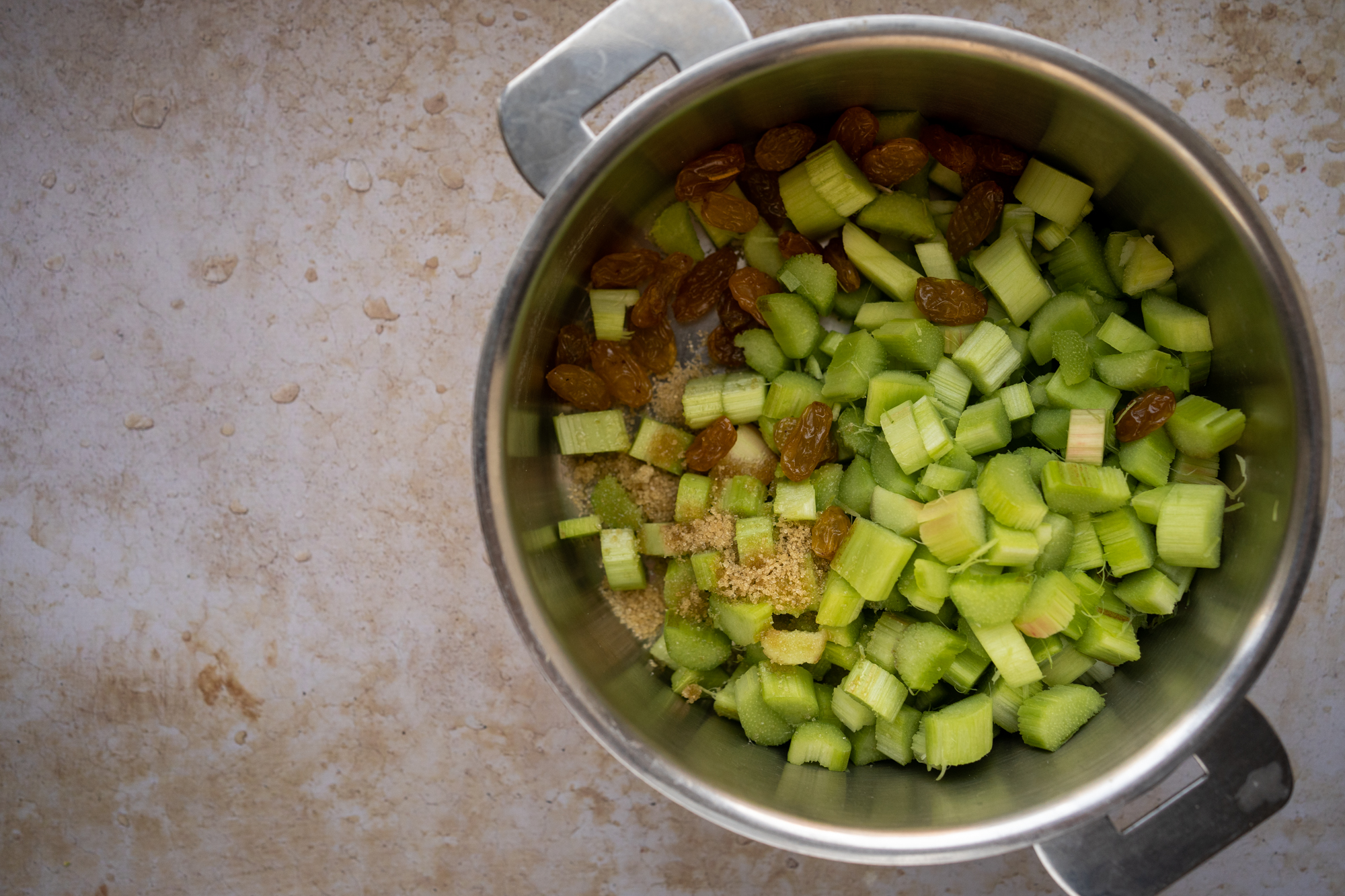 Compote de rhubarbe