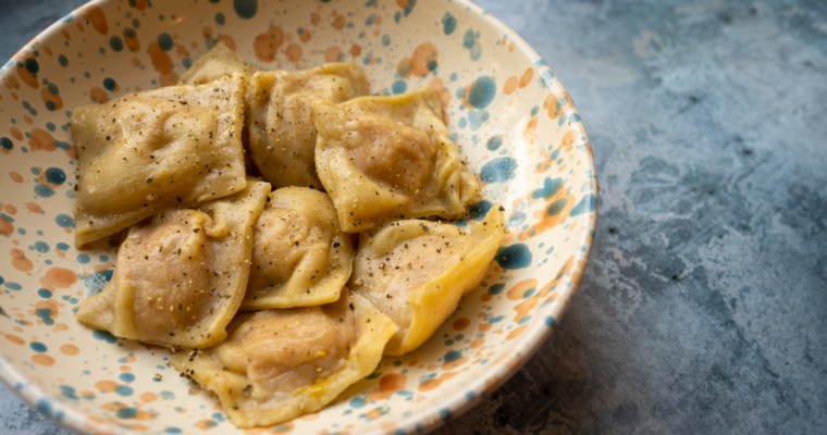 Raviolis au potimarron