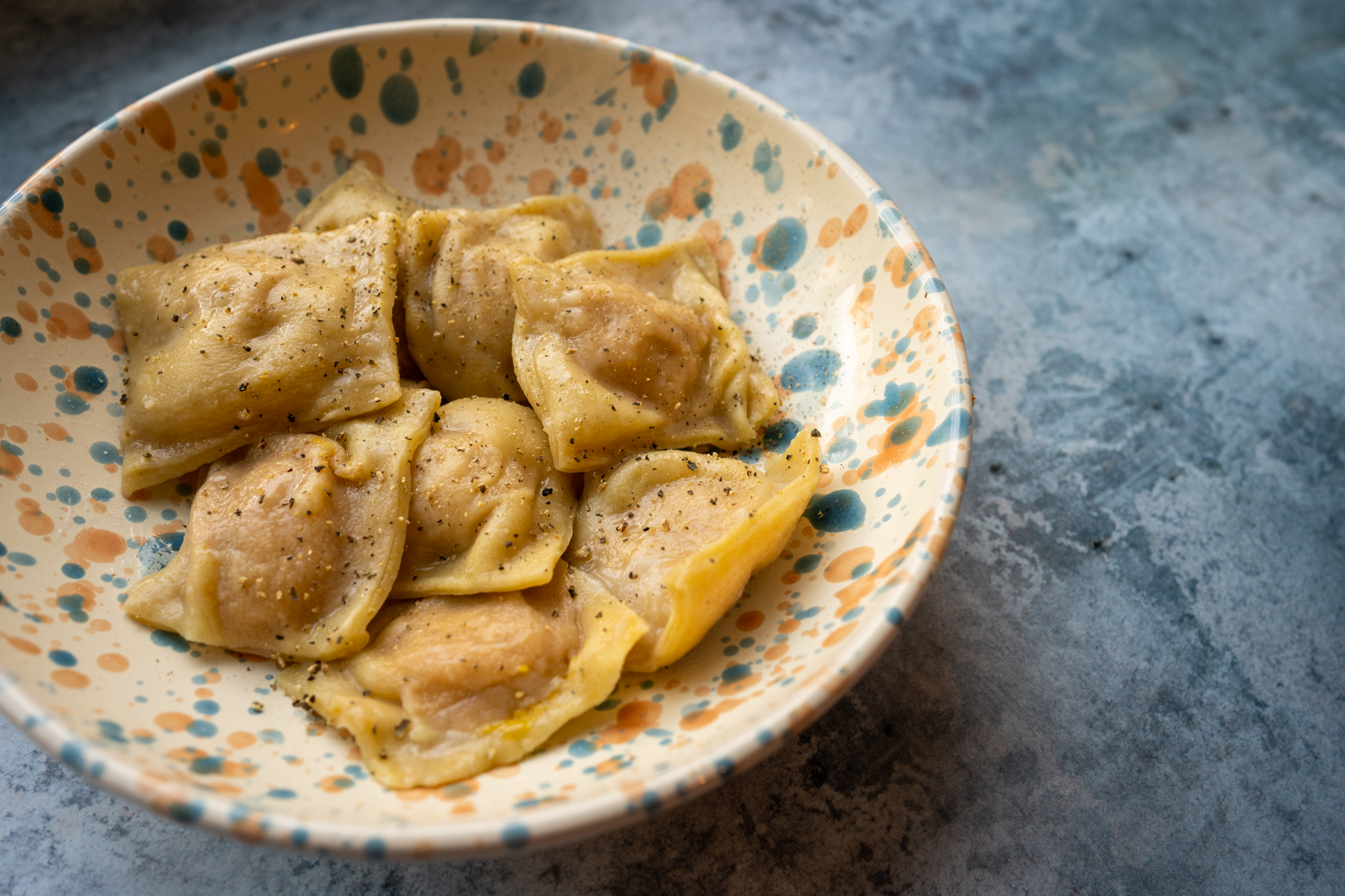 Raviolis au potimarron