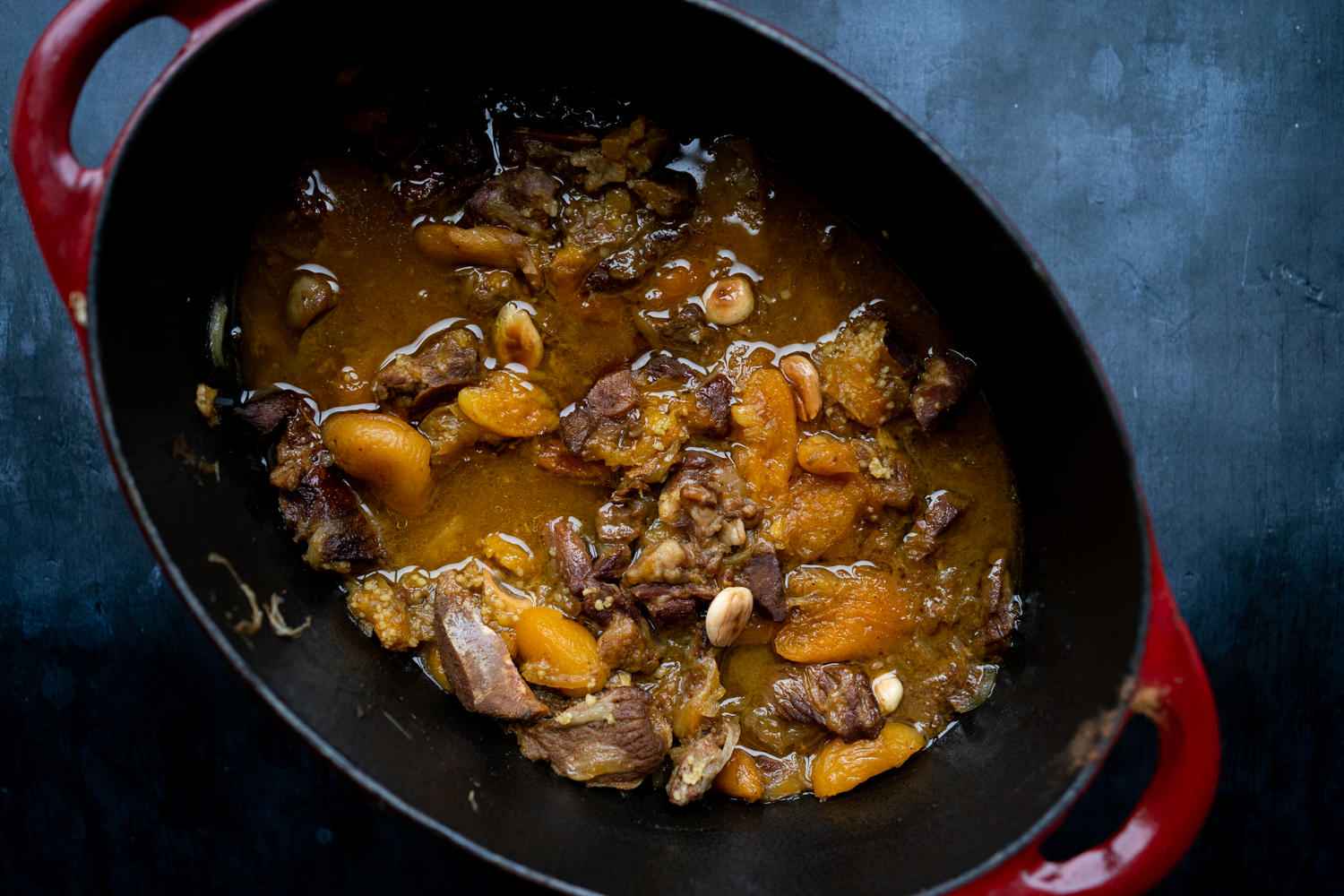 Tajine agneau et abricots