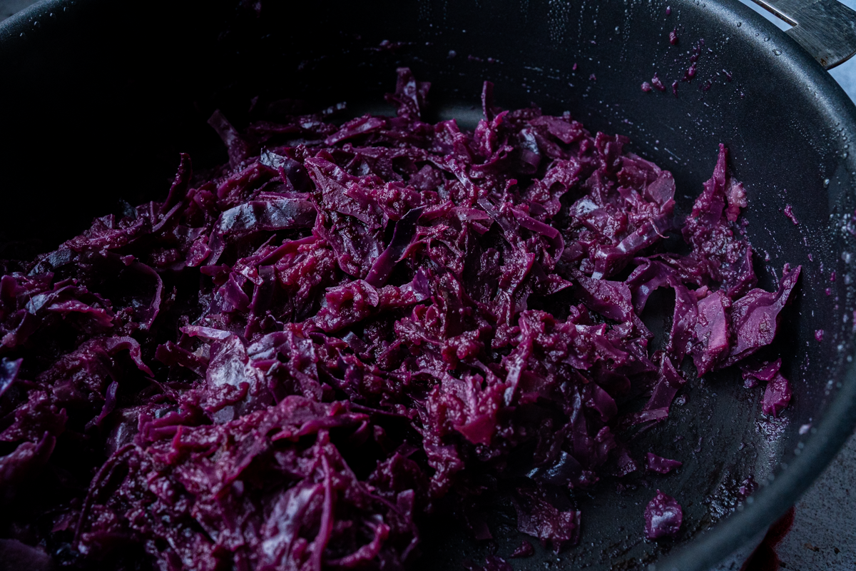 Compotée de chou rouge et pommes