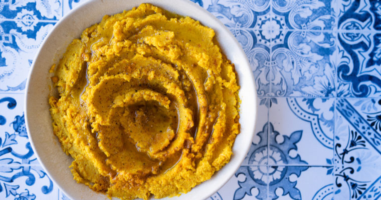Houmous carottes curcuma