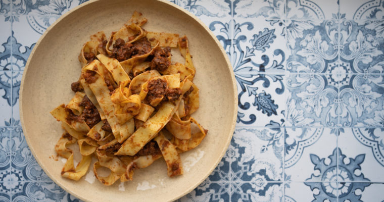 Pappardelle al ragù
