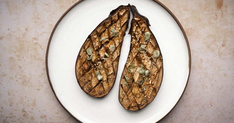 Aubergines façon teriyaki