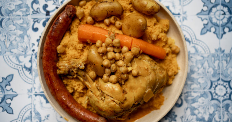 Couscous tunisien au poulet