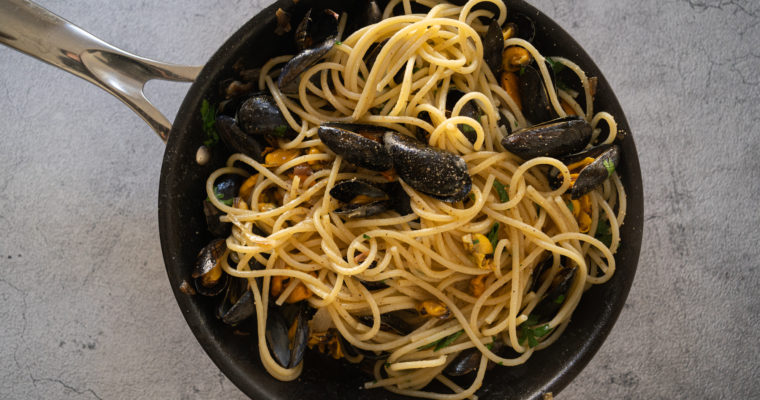 Spaghetti aux moules