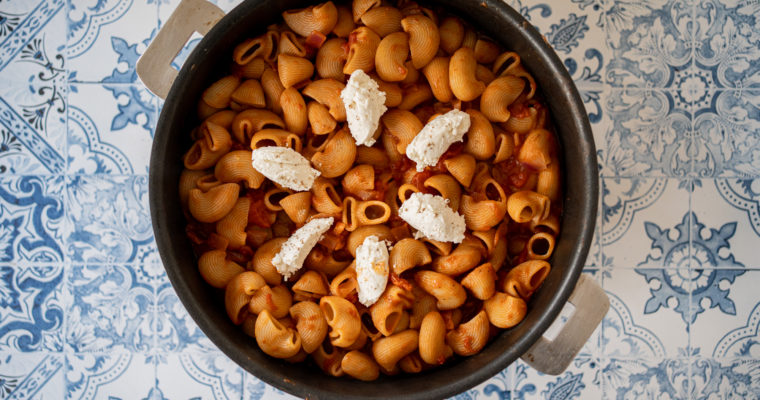 Pasta tomato e ricotta