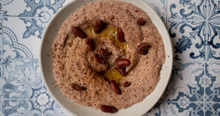 Houmous de haricots rouges