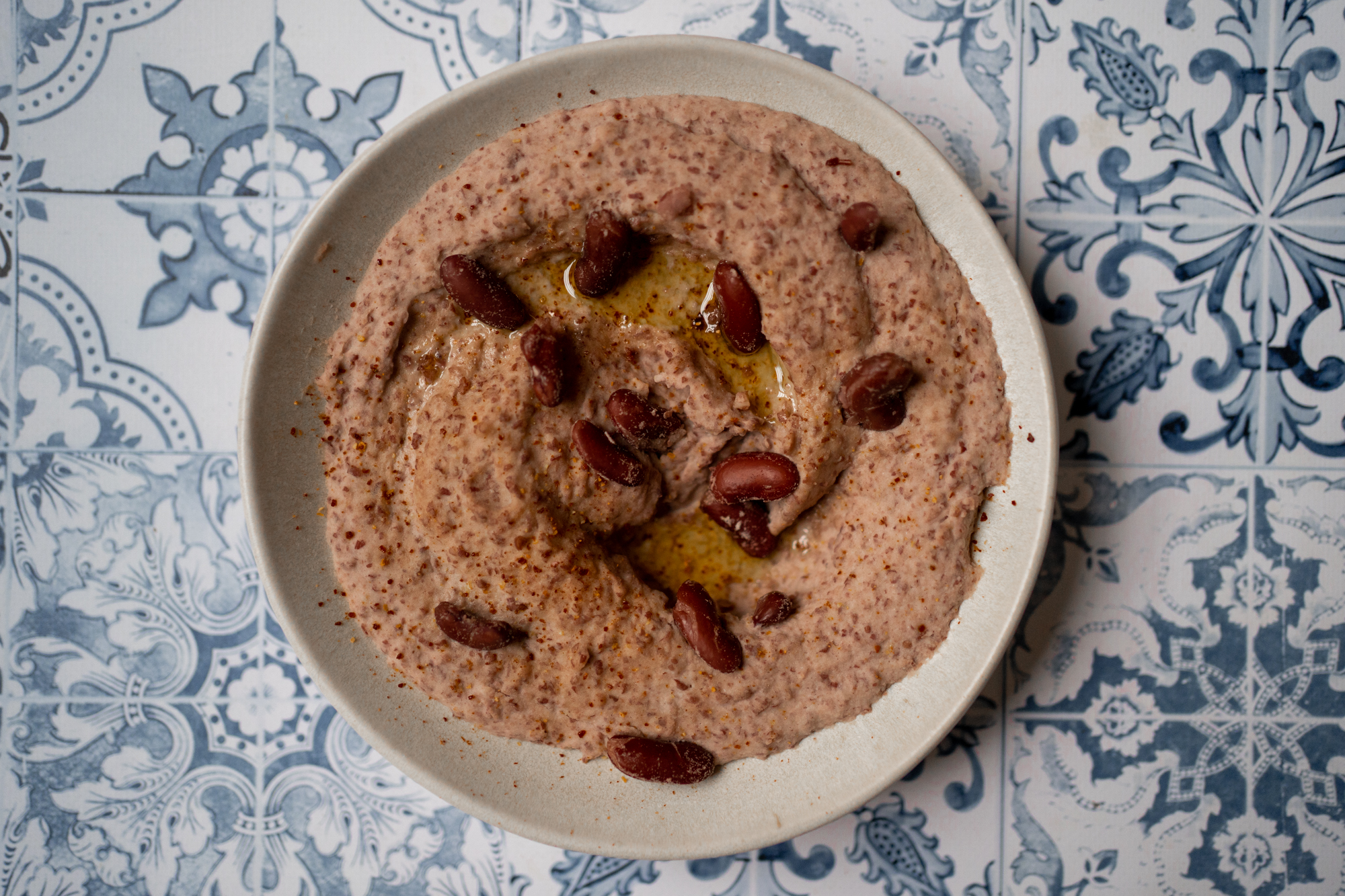 Houmous de haricots rouges