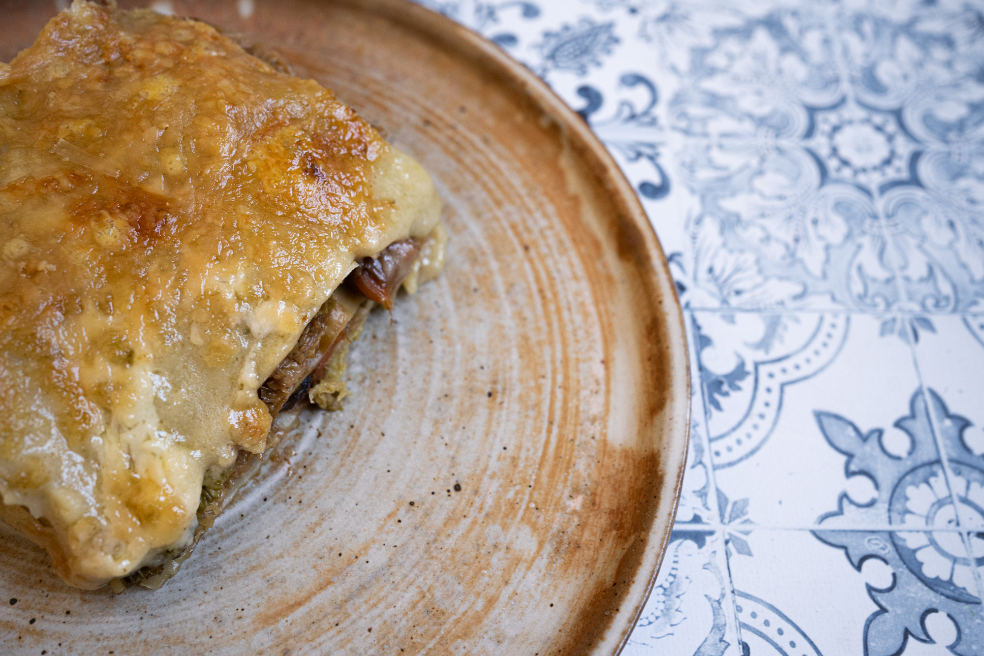 Lasagnes chou-frisé et châtaignes