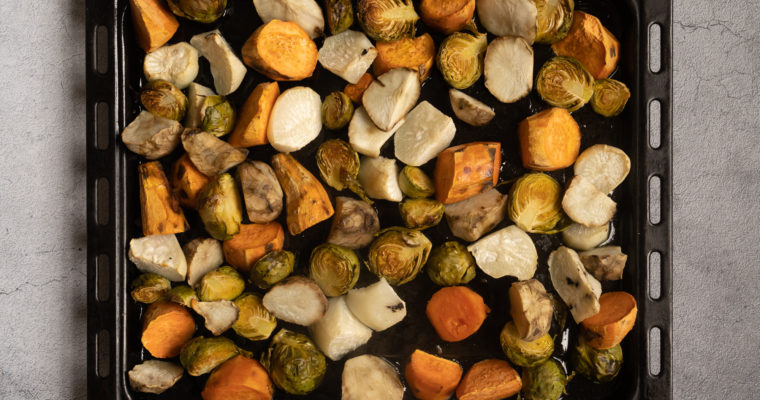 Fournée de légumes hivernaux