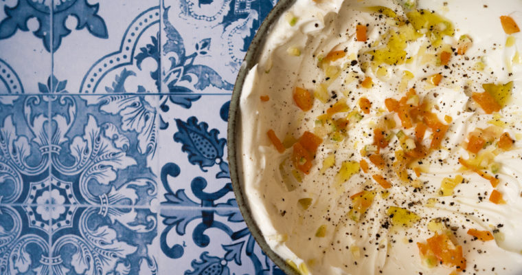 Labneh aux agrumes