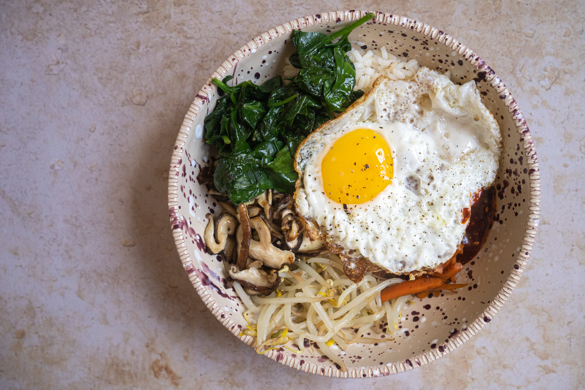 Bibimbap végétarien