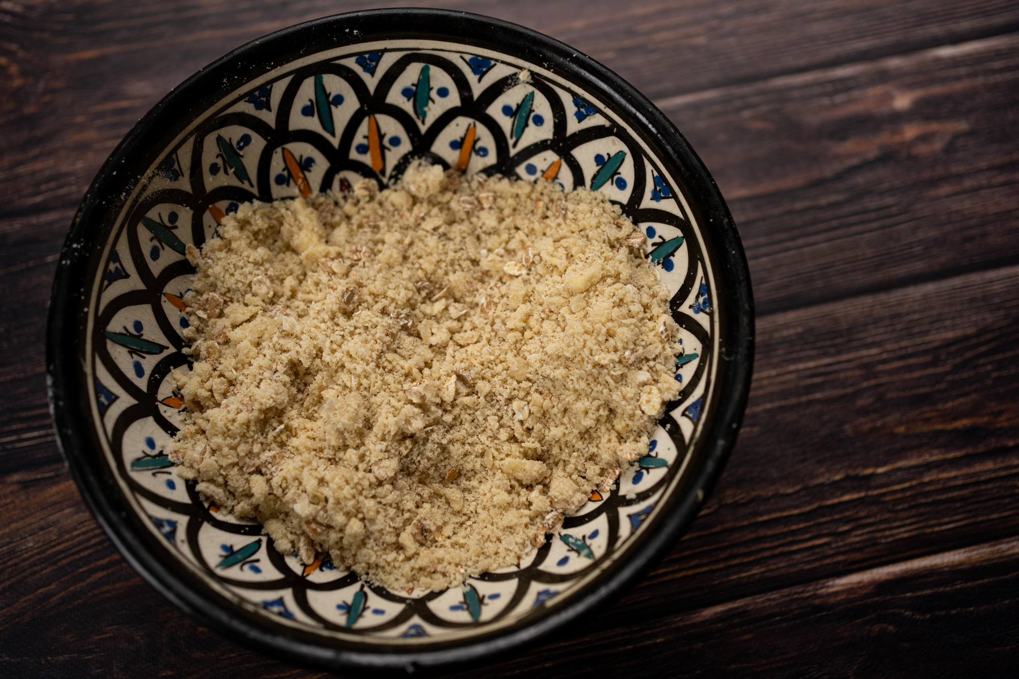 Pâte à crumble sucré