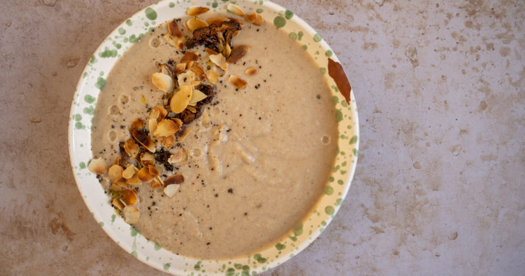 Soupe chou-fleur rôti et cumin