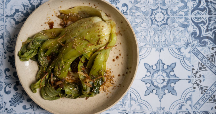 Pak-choï sauce teriyaki