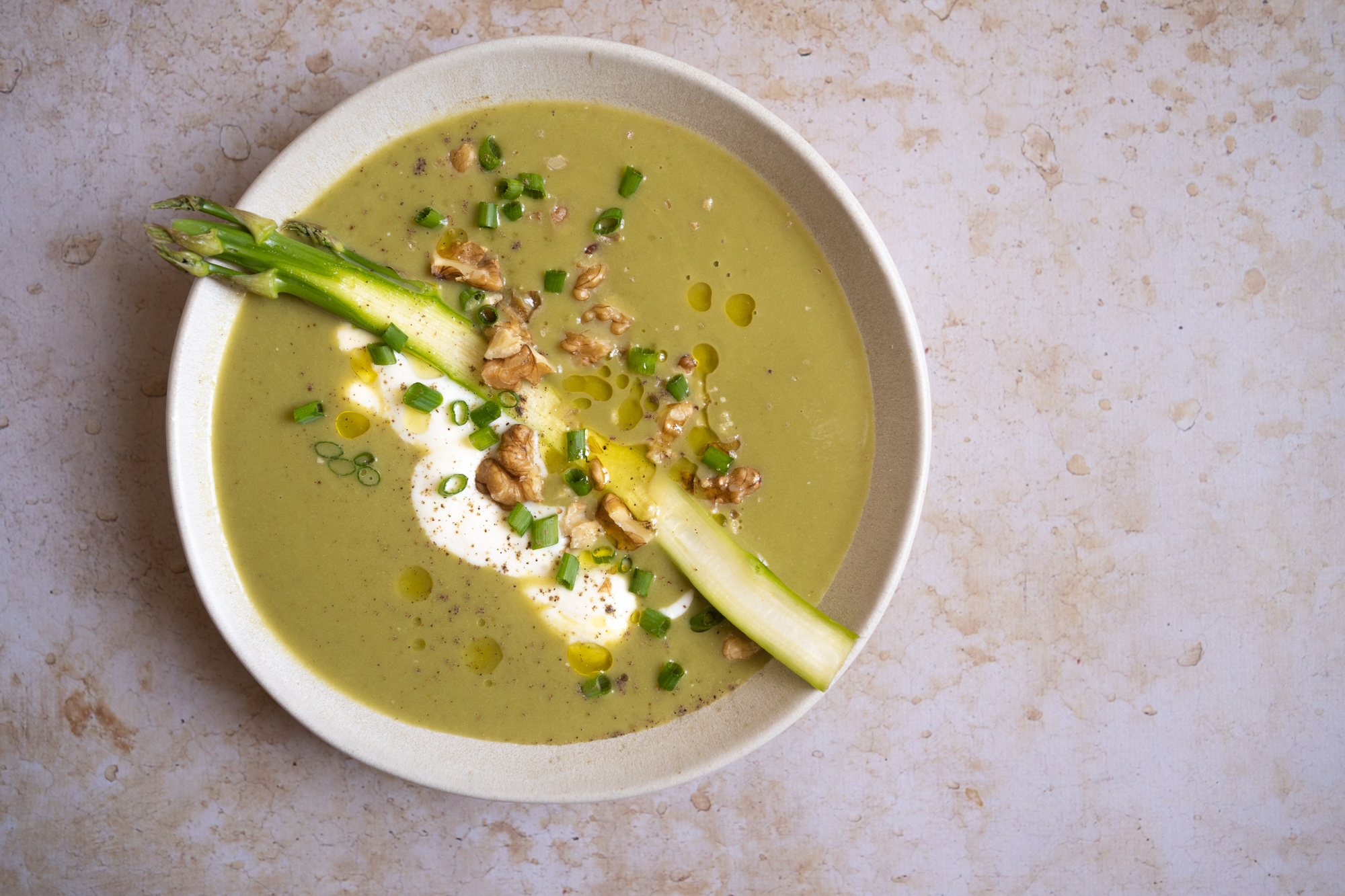 Soupe d’asperges vertes