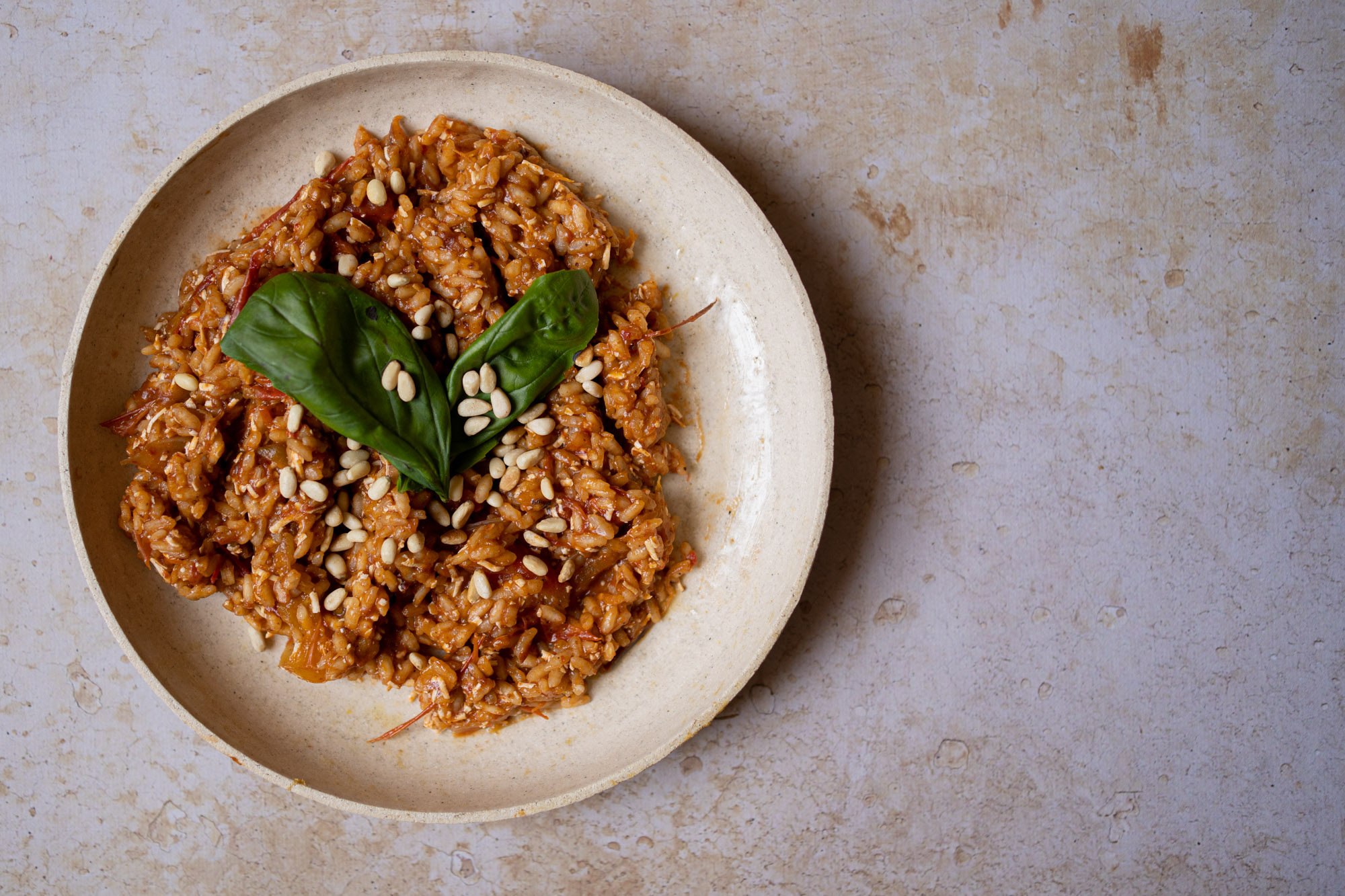 Risotto aux tomates rôties