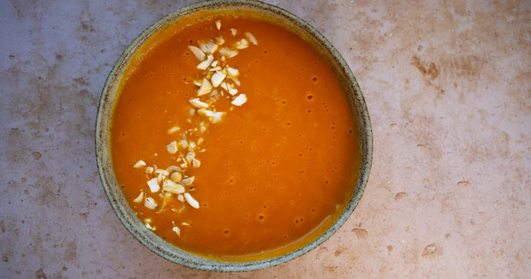 Soupe doubeurre, ghee et curcuma