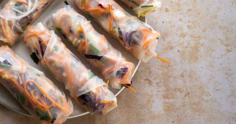 Rouleaux de printemps végétariens