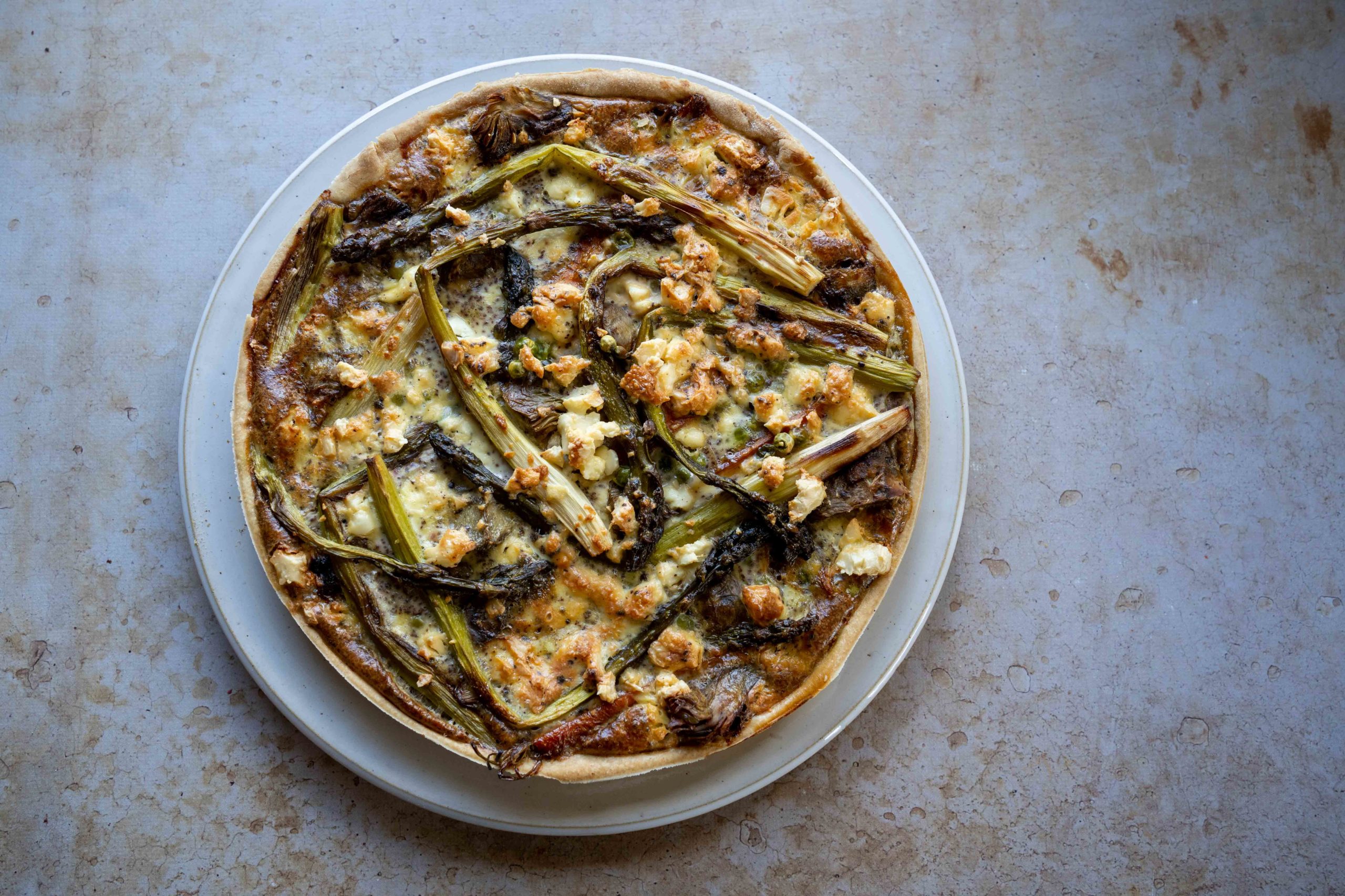 Quiche printanière