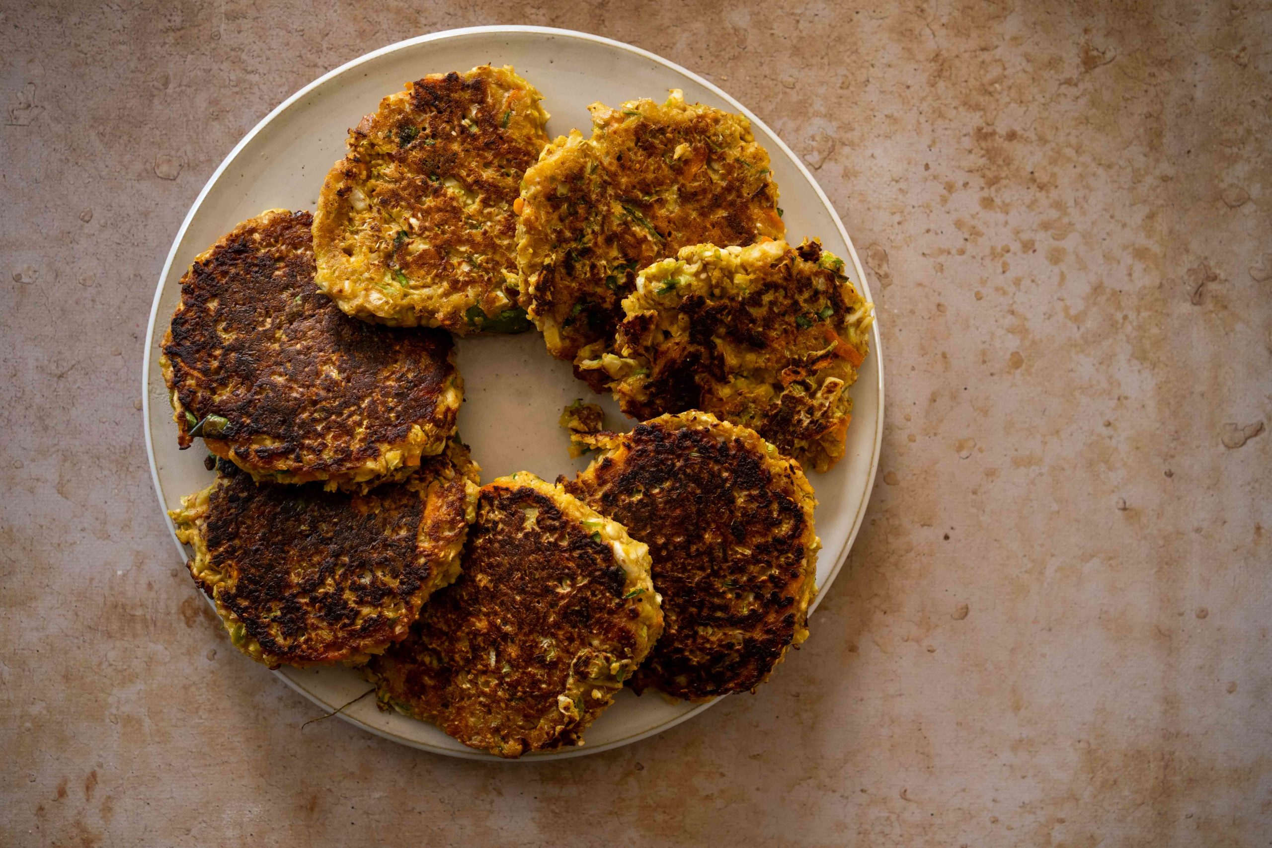 Galettes pois chiches et sésame