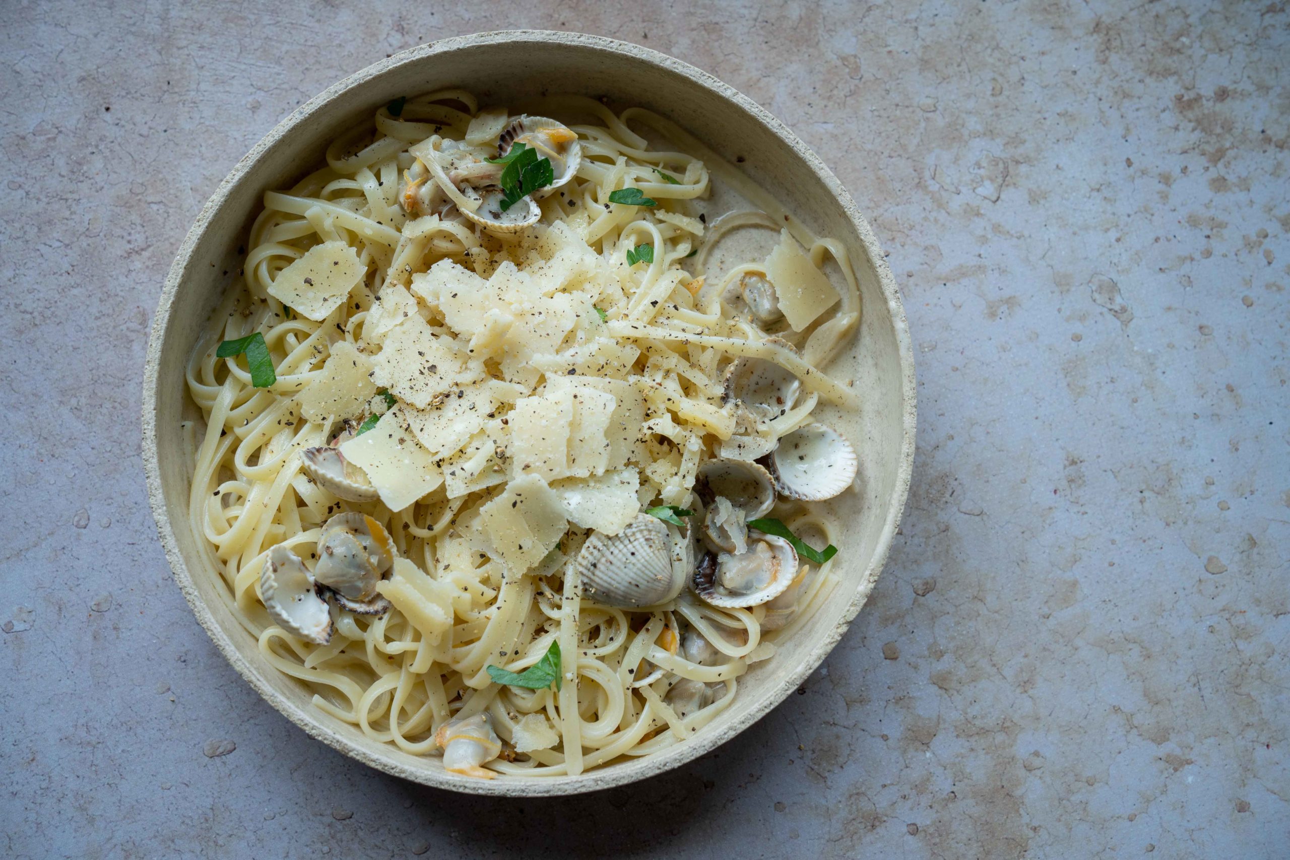 Linguine aux coques