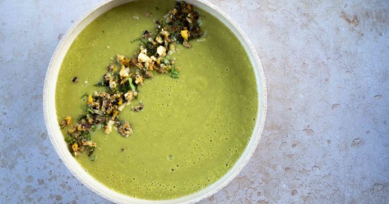 Soupe de courgettes