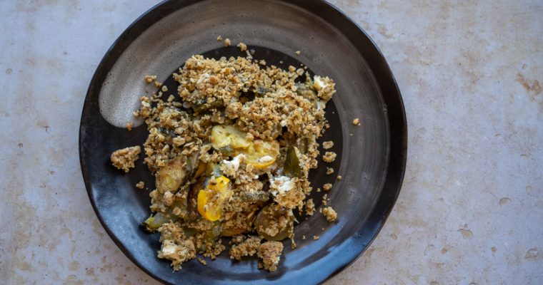 Crumble de courgettes