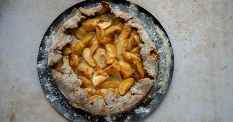 Tarte aux pommes végétale