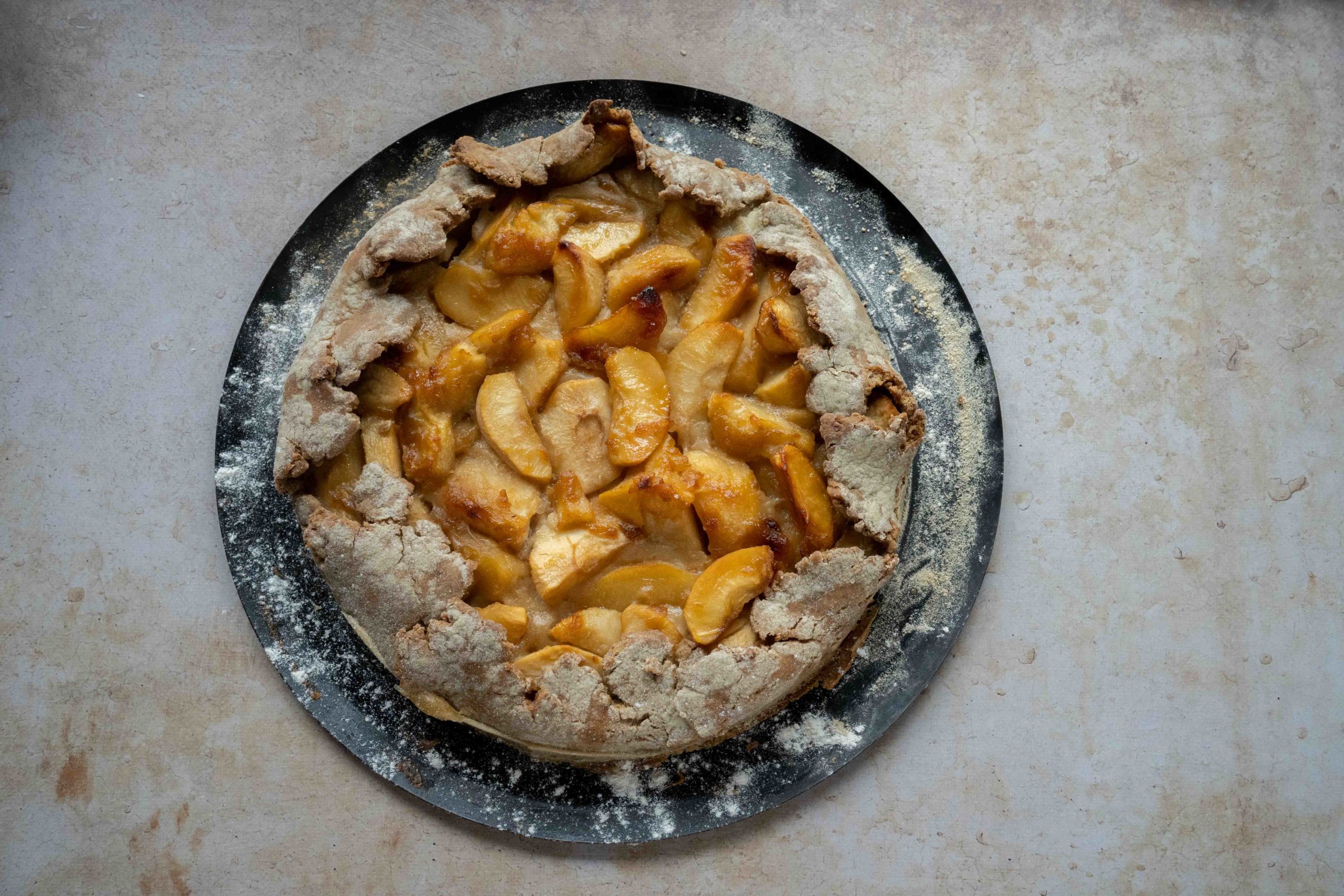 Tarte aux pommes végétale