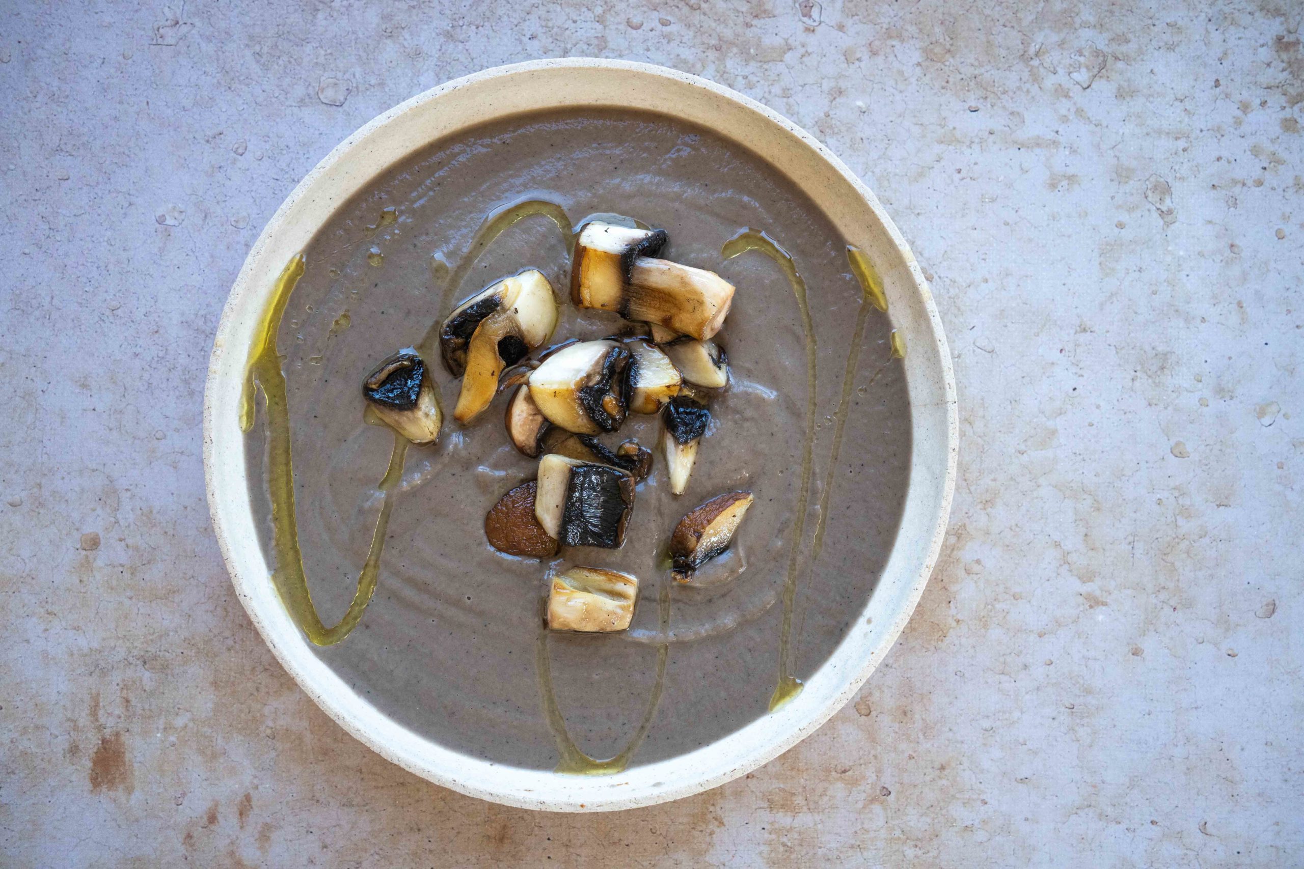 Soupe champignons et châtaignes