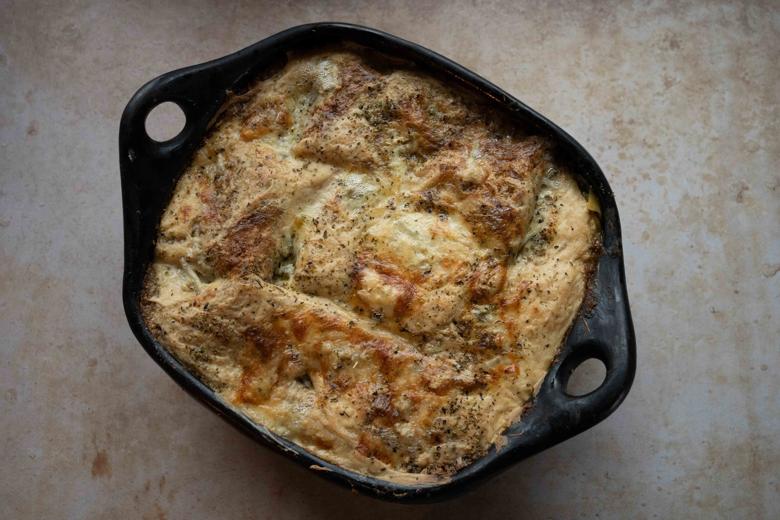 Lasagnes doubeurre, épinards, noix et gorgonzola