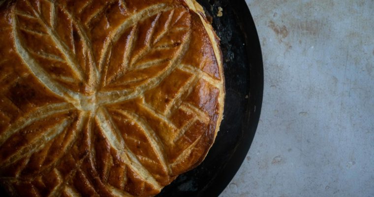 Galette des rois crème d’amandes et bergamote