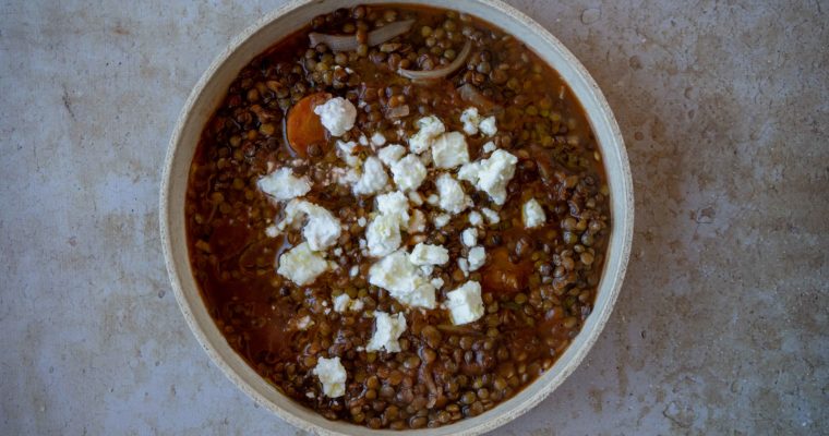 Soupe de lentilles à la grecque