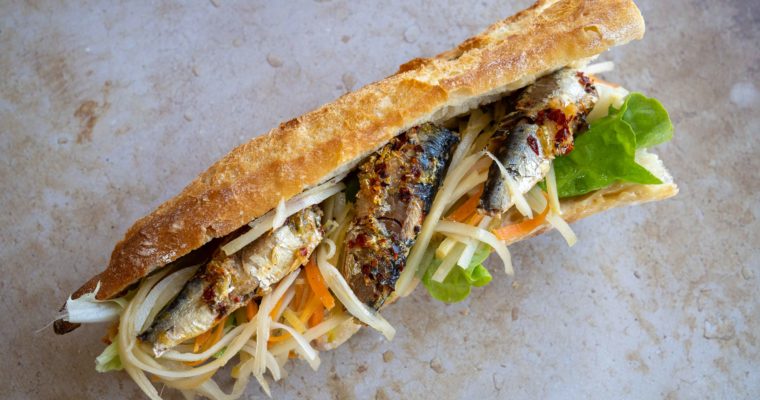 [Sandwich] Báhn mì à la sardine